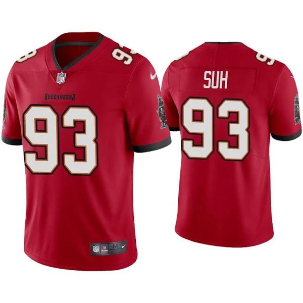 Men Tampa Bay Buccaneers 93 Ndamukong Suh Nike Red Vapor Limited NFL Jersey